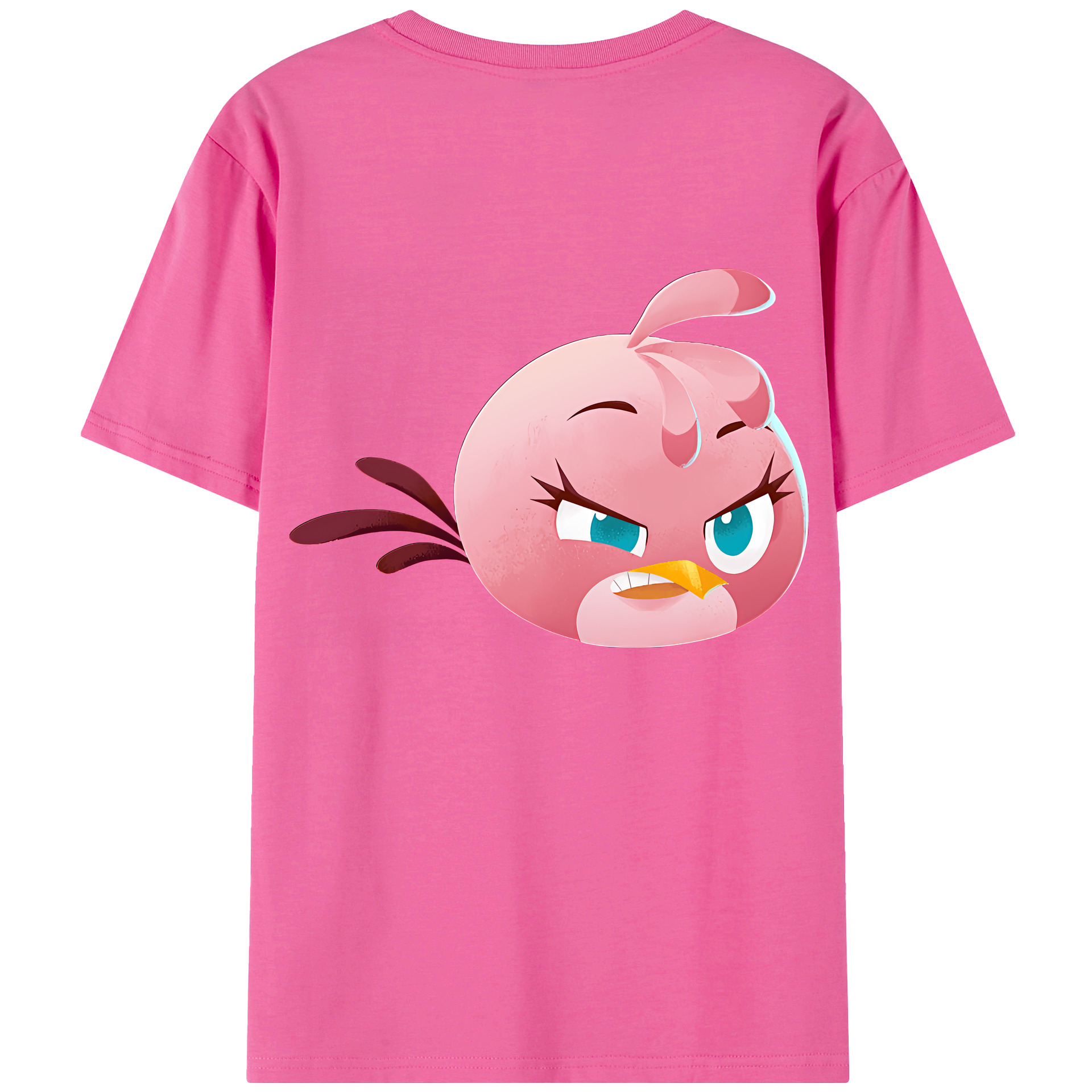 （画像用） Angry Birds アングリーバード レディース半袖Tシャツ(バックプリント)